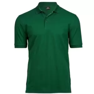 Tee Jays Mens Luxury Stretch Pique Polo Shirt (3XL) (Forest Green)