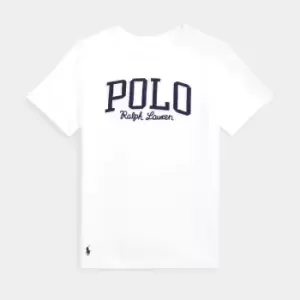 Polo Ralph Lauren Boys Knit T-Shirt - White - 8 Years