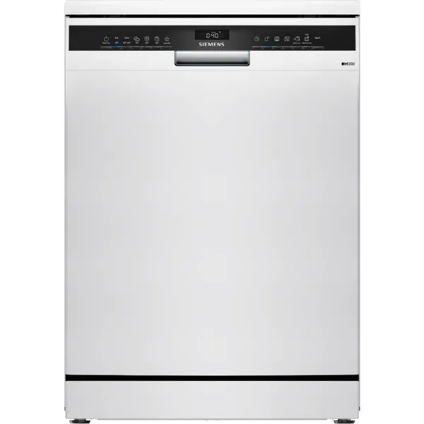 Siemens IQ-300 SN23EW03ME WiFi Connected Standard Dishwasher - White - B Rated