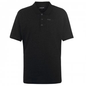 Firetrap Blackseal XL Pinpoint Polo Shirt - Black