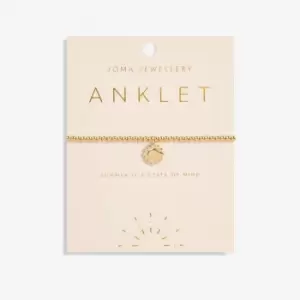 Anklet Gold Sun 5617