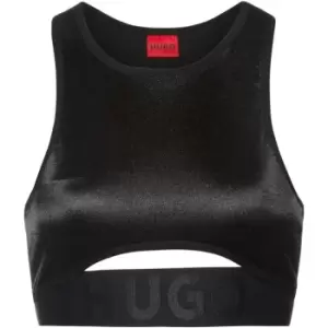 HUGO Deia Crop Top - Black