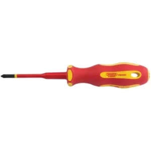 Draper Ergo Plus&amp;#174; Slimline PZ Type VDE Screwdriver, No. 1 x 80mm