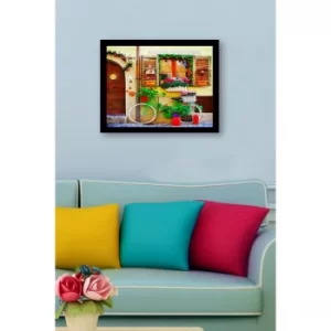 SC0579 Multicolor Decorative Framed MDF Painting