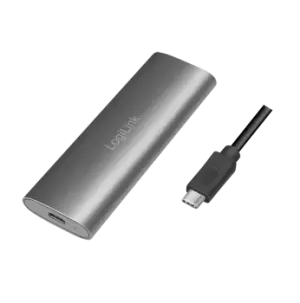 LogiLink USB 3.2 Gen 2x1 SSD Enclosure USB-C to PCIe NVMe/SATA