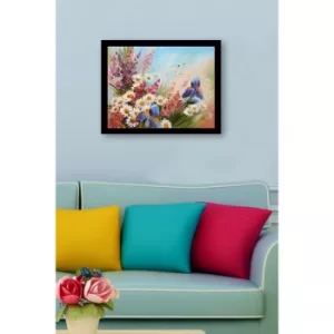 SC0599 Multicolor Decorative Framed MDF Painting