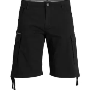 Jack and Jones Cargo Shorts - Black