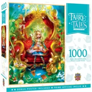 Masterpieces Puzzle Classic Fairy Tales Alice in Wonderland Tea Party Time Puzzle 1000 piece jigsaw puzzle