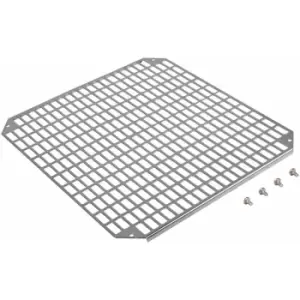 8120759 mpp arca 80x60cm Mounting plate perforated Galvanized steel - Fibox