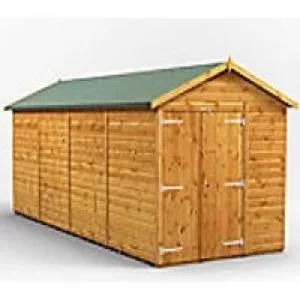 Power Garden Shed 166PAWDD Golden Brown 16x6