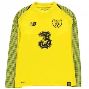 New Balance Ireland Home Juniors Goal Keeper Shirt 2018 2019 - Yellow