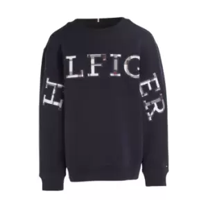 Tommy Hilfiger Bold Monotype Sweatshirt - Blue