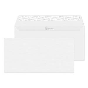 Original Blake Premium Business DL 120gsm Peel Seal Laid Wallet Envelopes Diamond White x 500