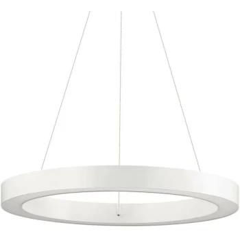 Ideal Lux Lighting - Ideal Lux Oracle - Integrated LED Small Ceiling Pendant White 3000K