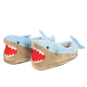 Shark Plush Slippers (Unisex One Size)