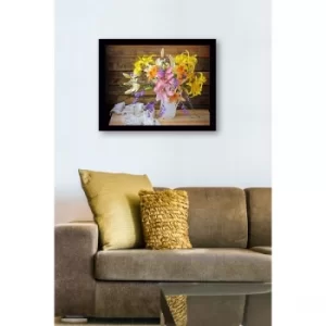 SC0868 Multicolor Decorative Framed MDF Painting