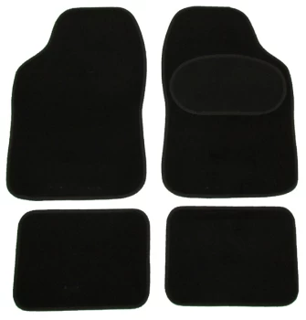 Universal Luxury Mat Set - Black - 4 Piece POLCO EQUIP IT UM3