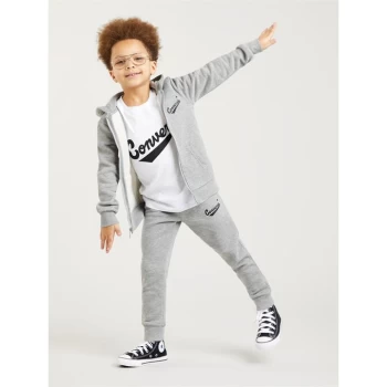 Converse Nova Zip Hooded Tracksuit Infant Boys - Grey