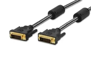 Ednet 84520 DVI cable 2m DVI-D Black