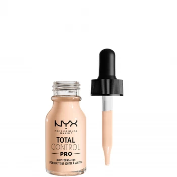 NYX Professional Makeup Total Control Pro Drop Controllable Coverage Foundation 13ml (Various Shades) - Light Pale