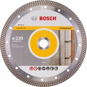 Bosch Turbo Expert Universal Diamond Cutting Disc 230mm