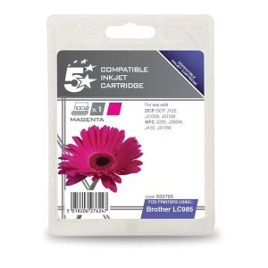 5 Star Office Brother LC985 Magenta Inkjet Cartridge