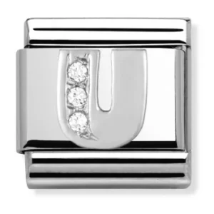 Nomination CLASSIC Silvershine Letter U Charm 330301/21