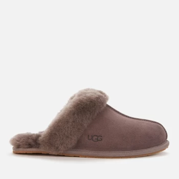 UGG Womens Scuffette Ii Suede/Sheepskin Slippers - Thunder Cloud - UK 6