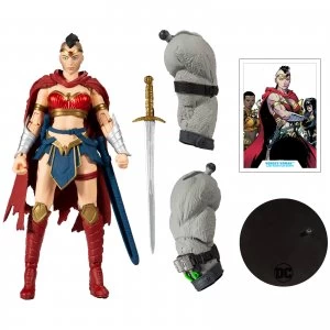 McFarlane Toys DC Build-A 7 Figures Wv3 - Last Knight On Earth - Wonder Woman Action Figure