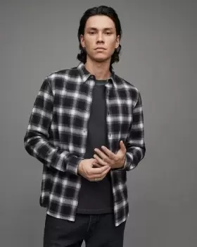 AllSaints Greystone Checked Shirt