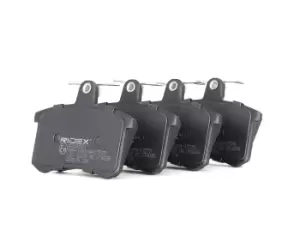 RIDEX Brake pad set AUDI,FIAT,ALFA ROMEO 402B0021 0060760120,60743565,60743578 60760120,77362187,9939503,9941211,9941873,9945629,9945750,437698451