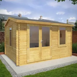 Mercia Elite 4m x 3m Garden Office (44mm) - Double Glazed