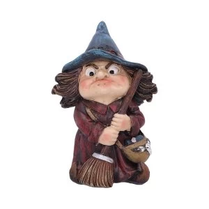 Toil Witch and Broomstick Figurine