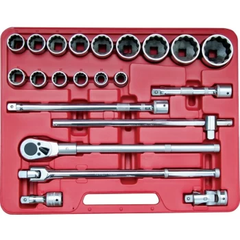 MM Professional Socket Set 3/4' Sq Dr 22PC - Kennedy-pro