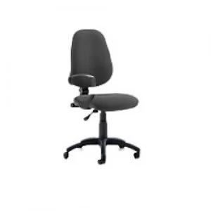 Task Office Chair Eclipse I Lever Charcoal Fabric With Loop Arms