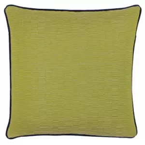 Riva Paoletti Putney Cushion Cover (45x45cm) (Citrine/Navy)