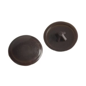 ForgeFix Pozi Compatible Cover Cap Dark Brown No. 6-8 Bag 100