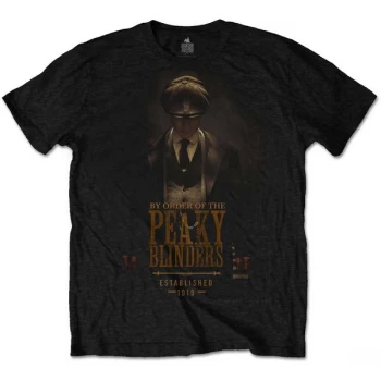 Peaky Blinders - Established 1919 Mens Medium T-Shirt - Black