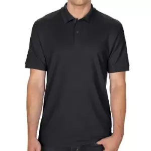 Gildan DryBlend Youth Sport Double Pique Polo Shirt (XS) (Black)