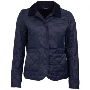 Barbour Womens Deveron Polarquilt Jacket Navy 14