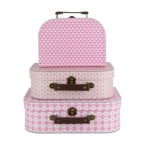 Sass & Belle Spring Retro Daisy 3 Piece Set Suitcases