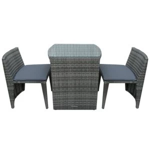 Charles Bentley Napoli 2-Seater Balcony Dining Set