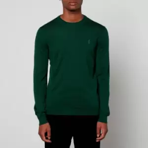 Polo Ralph Lauren Mens Merino Wool Jumper - Hunt Club Green - M