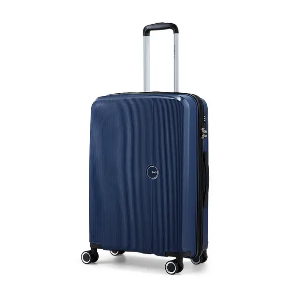 Rock Luggage Hudson VXP50 8 Wheel Hardshell Large Navy Suitcase