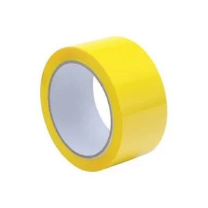 Polypropylene Tape 50mm x 66m Yellow Pack of 6