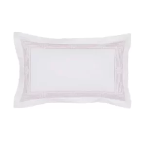 Peacock Blue Hotel Tropea Oxford Pillowcase, Dusky Pink