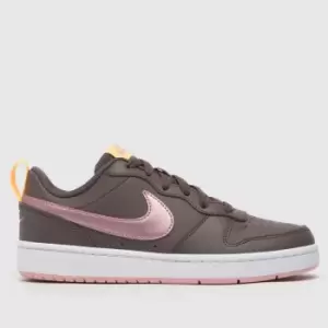 Nike Purple Court Borough Low 2 Girls Youth Trainers