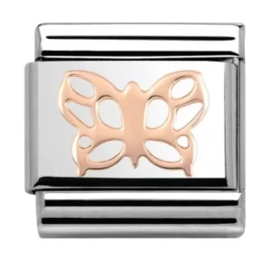Nomination CLASSIC Rose Gold Plates Butterfly Charm 430104/09