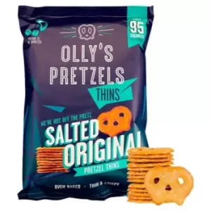 Ollys Pretzels Pretzel Thins - Original Salted - 140g x 7