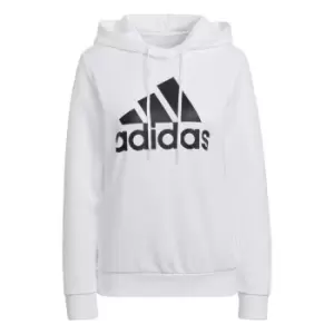 adidas Essentials Relaxed Logo Hoodie Womens - White